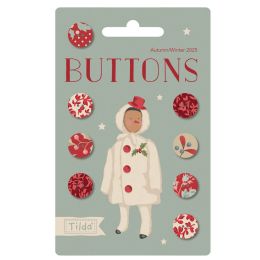 Tilda Merry Little Christmas Buttons | 12mm