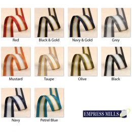 Webbing Metallic Polyester Gloss - 40mm | Multiple Shades